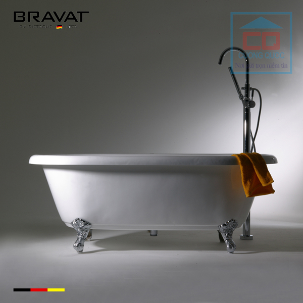 Bồn tắm đặt sàn cao cấp Bravat B25508W-B