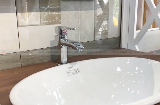 Hình ảnh thực tế sản phẩm vòi lavabo Viglacera VG111