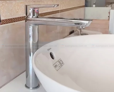 Hình ảnh thực tế sản phẩm vòi lavabo Viglacera VG125