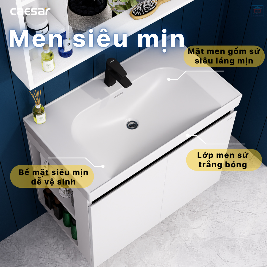Chậu lavabo dương bàn Caesar LF5358