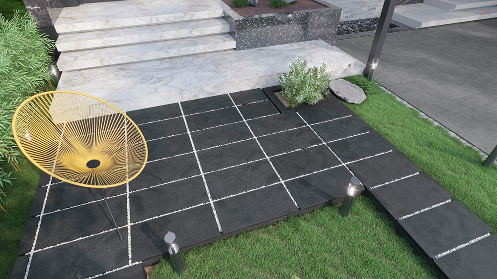 Phối cảnh gạch lát nền Thạch Bàn PGM36-0263