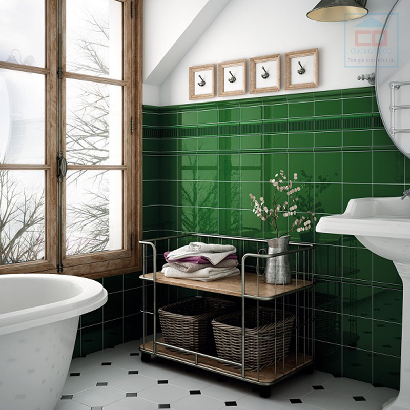 Ph&ograve;ng mẫu gạch thẻ 10x10cm M1112