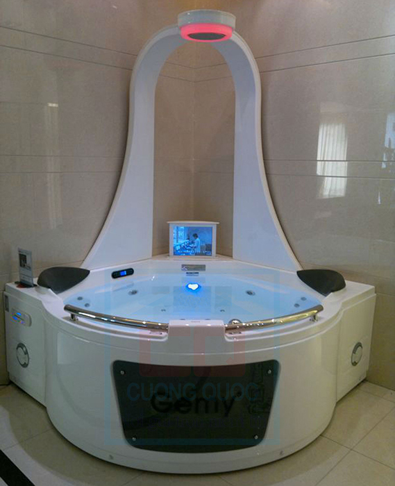Bồn tắm góc massage Gemy G9070