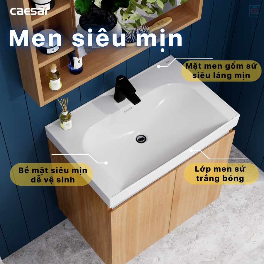Chậu rửa lavabo Caesar LF5357