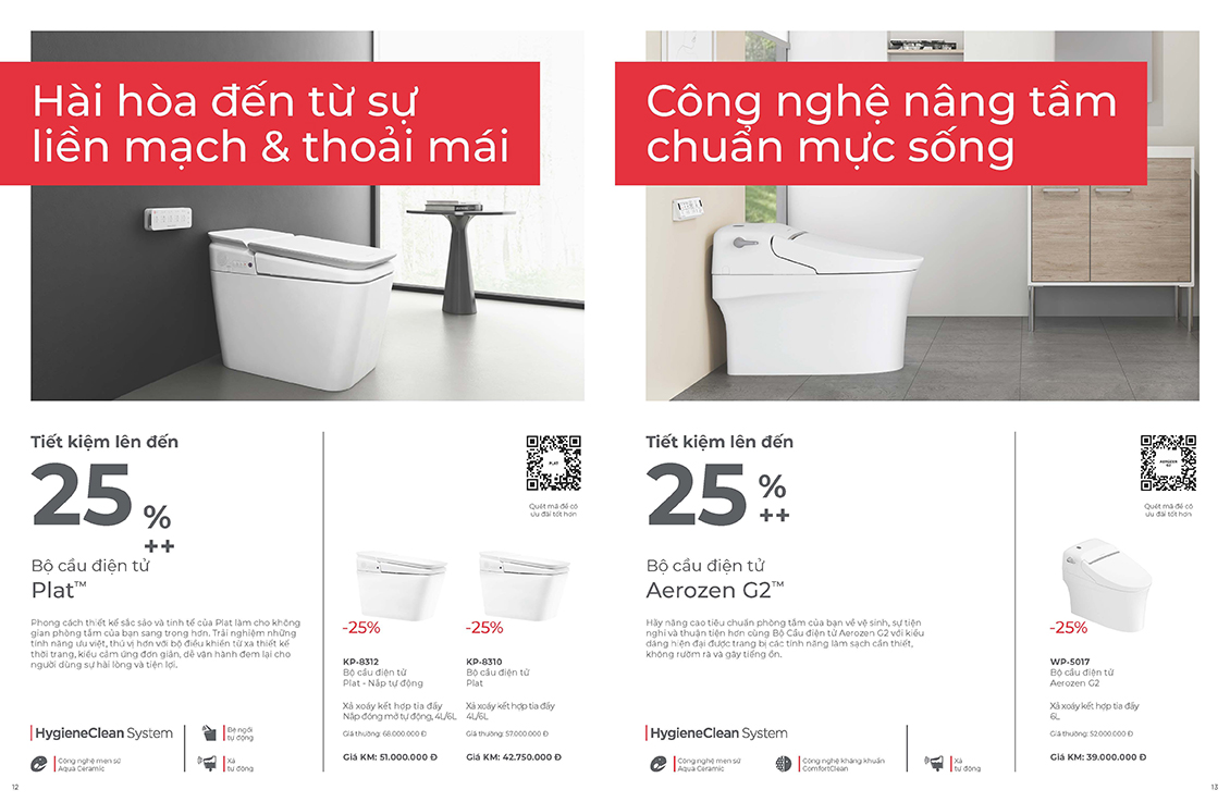 Khuyến mãi thiết bị vệ sinh American Standard