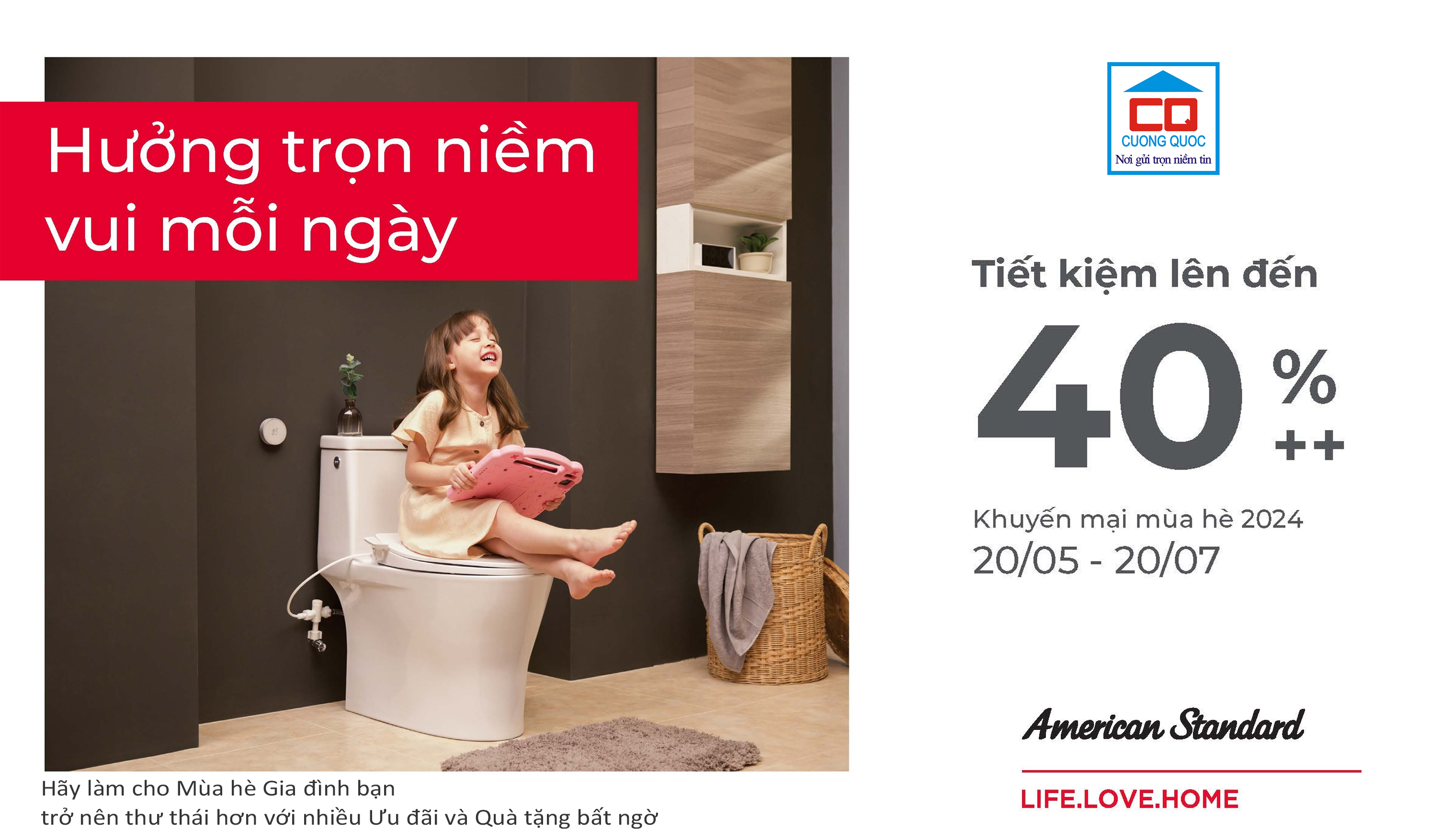 Khuyến mãi thiết bị vệ sinh American Standard