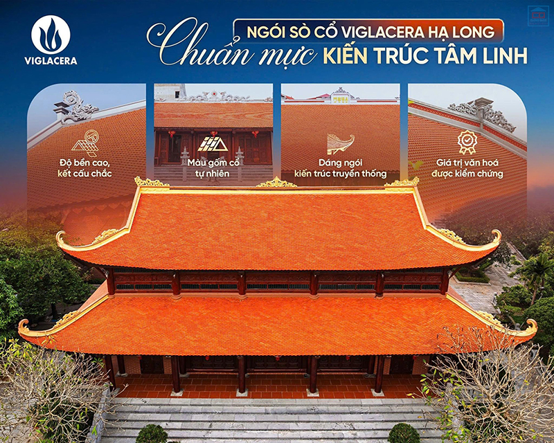 Đặc điểm nổi bật của ngói sò cổ Viglacera Hạ Long