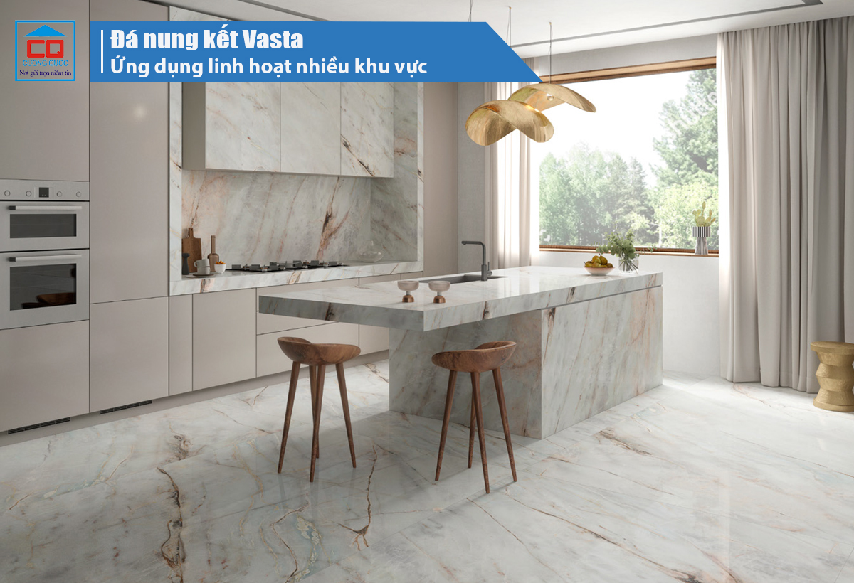 Ứng dụng đá nung kết Vasta