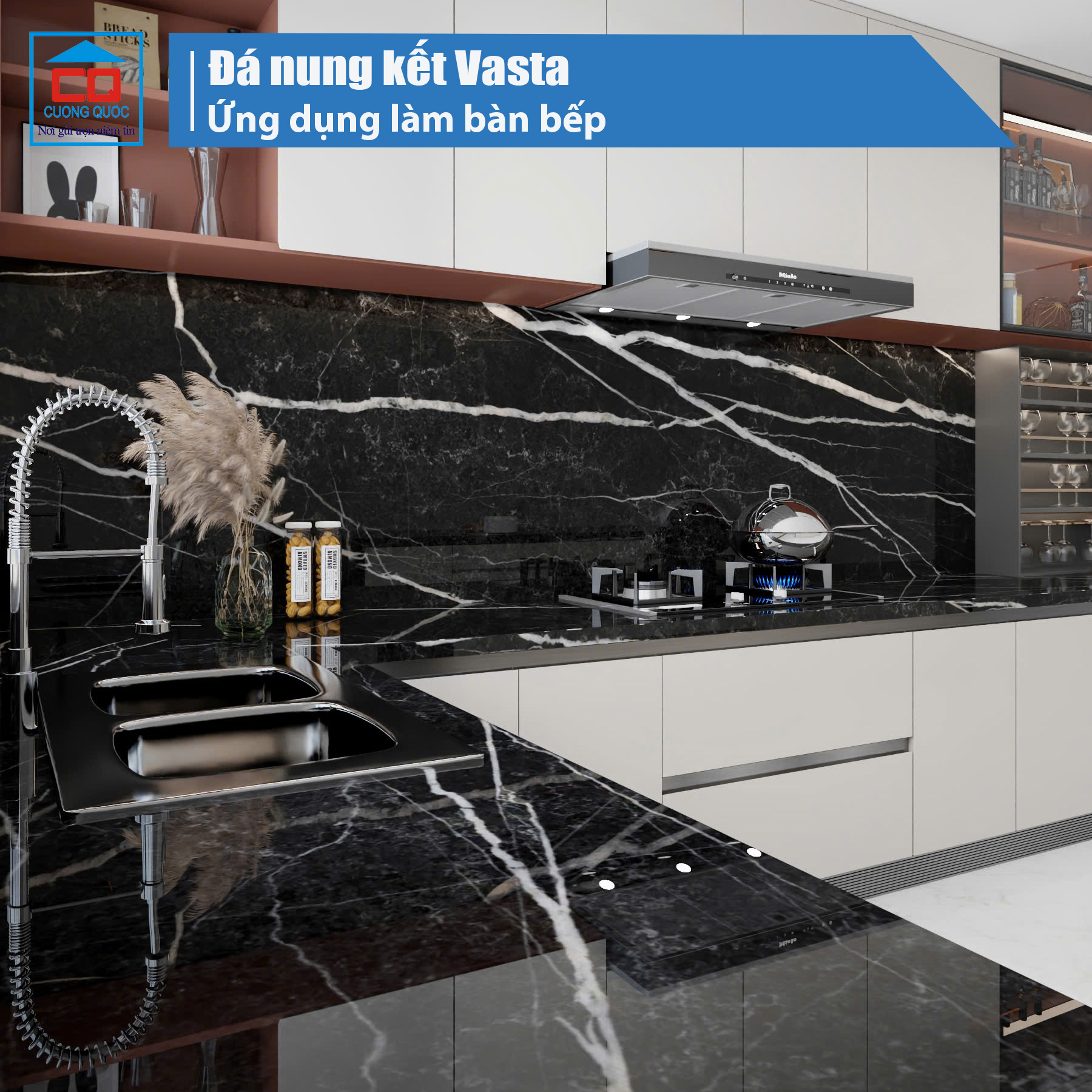 Ứng dụng đá nung kết Vasta