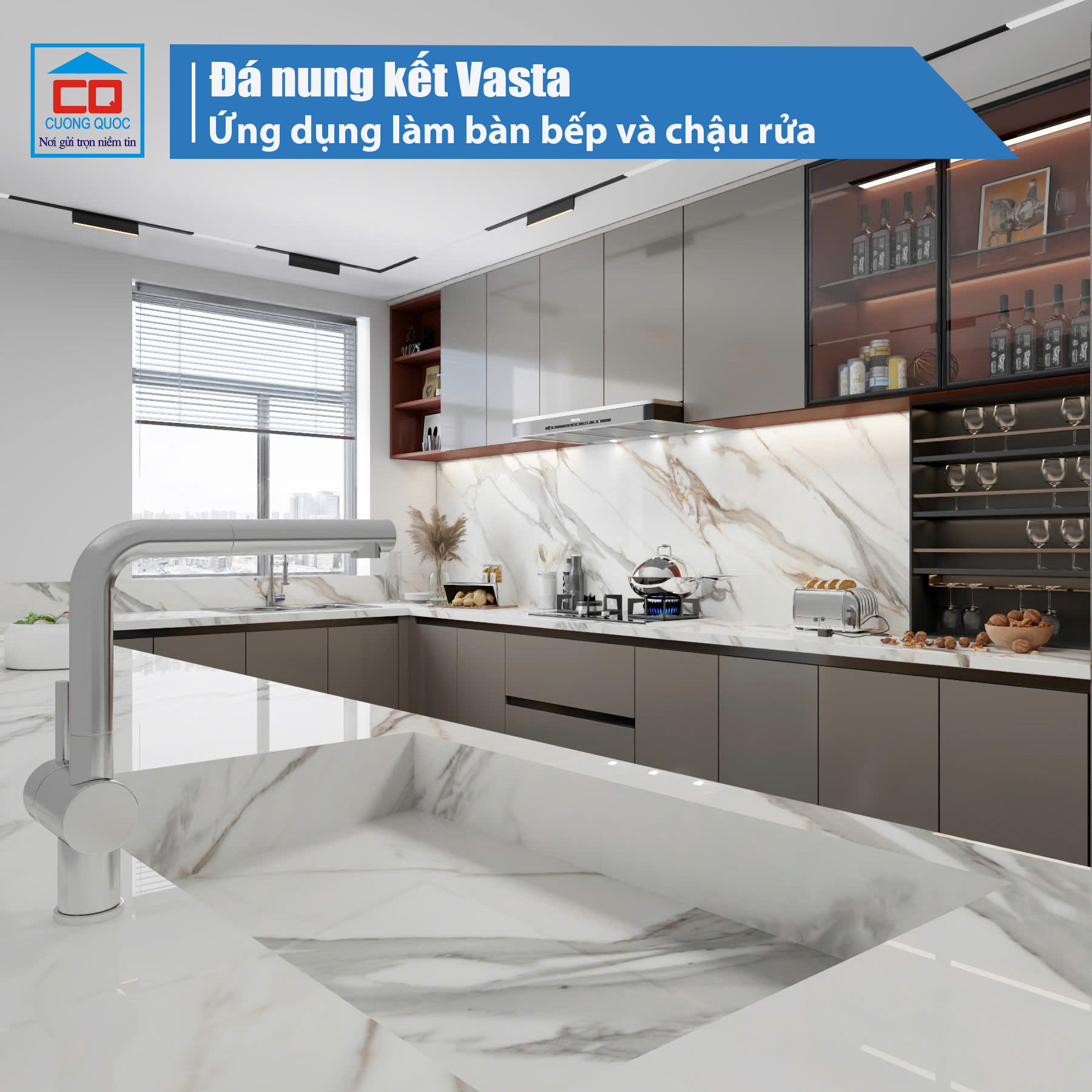 Ứng dụng đá nung kết Vasta