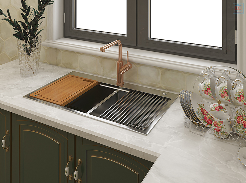 Phụ kiện đi kèm chậu rửa bát