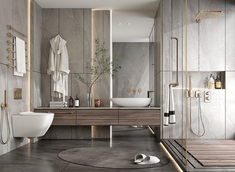 Phòng mẫu thiết bị vệ sinh hiện đại