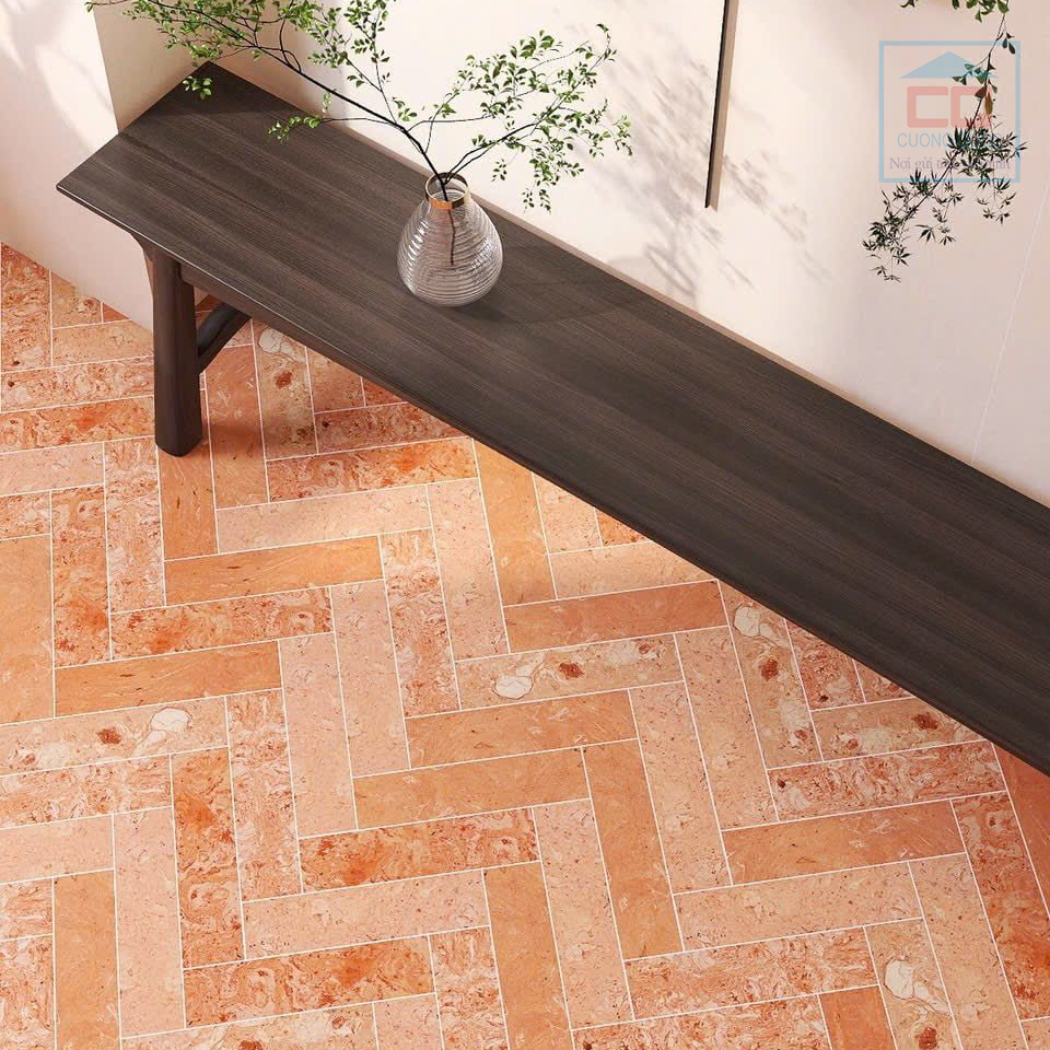 Phối cảnh gạch thẻ 75x300 mm MD7534M17