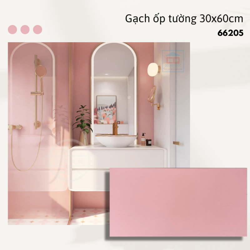 Phòng mẫu gạch 30x60 ốp tường 66205