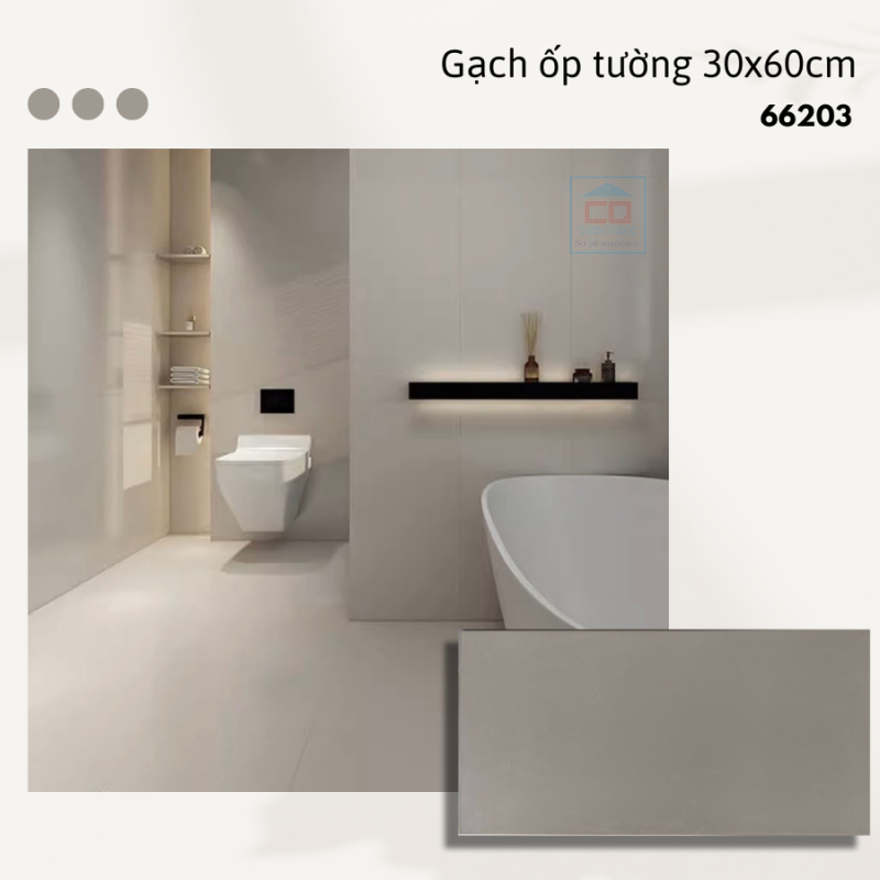 Phòng mẫu gạch đơn màu 66203