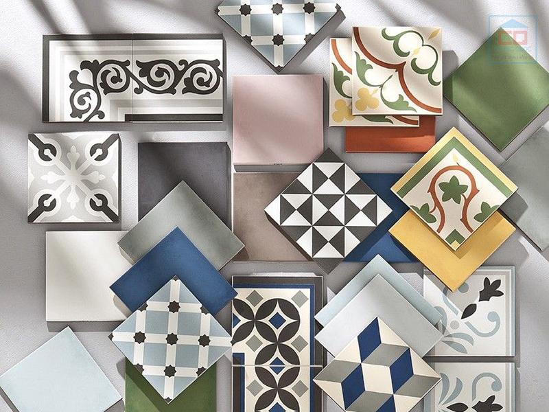 Các mẫu gạch bông men bền đẹp