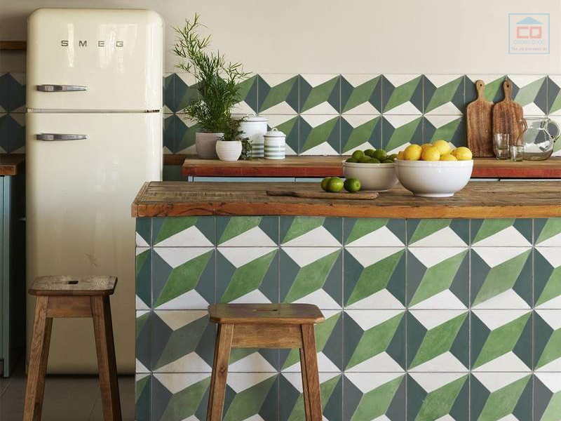 Ứng dụng của gạch bông men