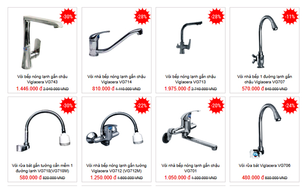 Chọn mua vòi bếp