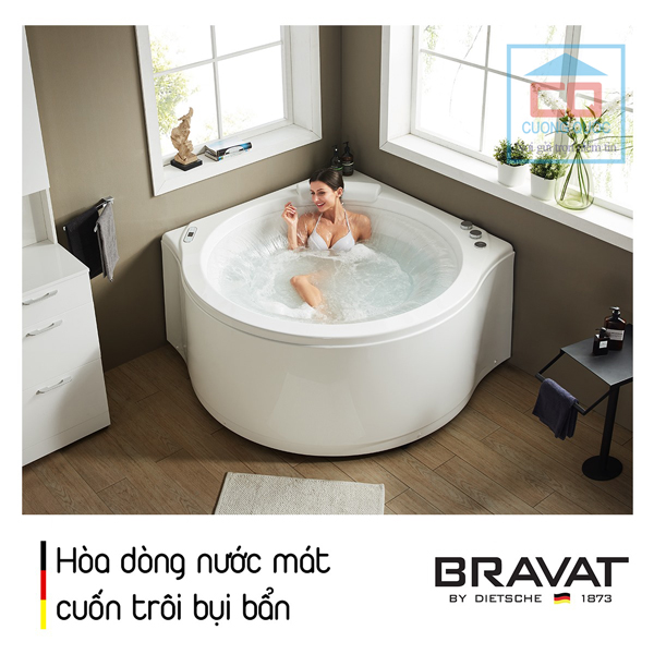 Bồn tắm massage cao cấp Bravat