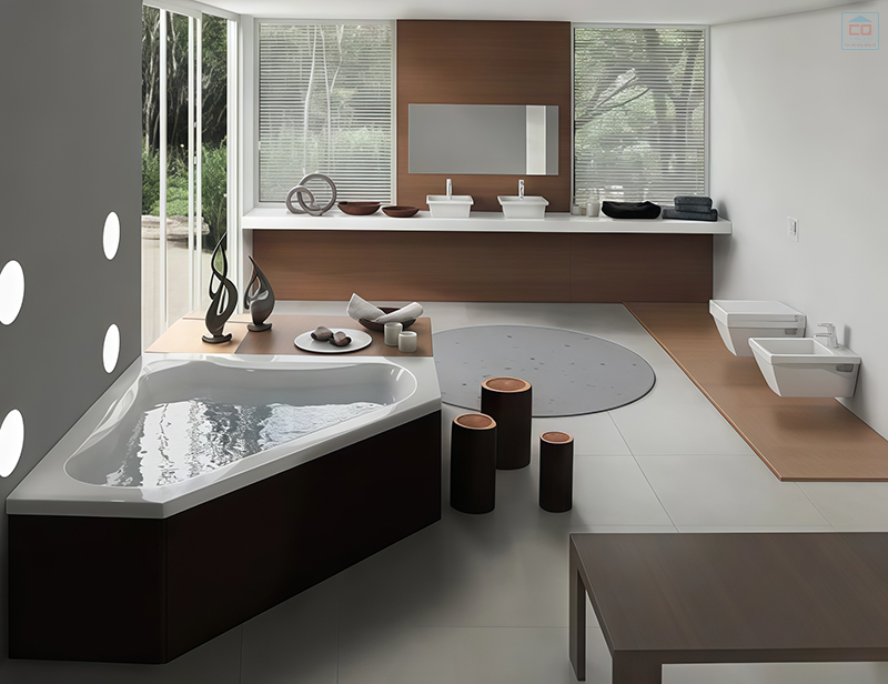 Phòng tắm theo phong cách spa