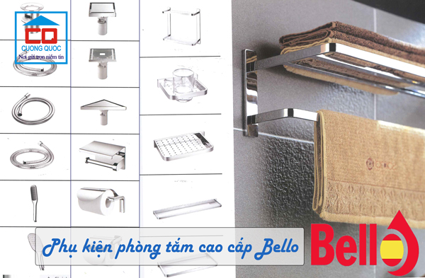 Những ưu điểm của phụ kiện thiết bị vệ sinh Bello