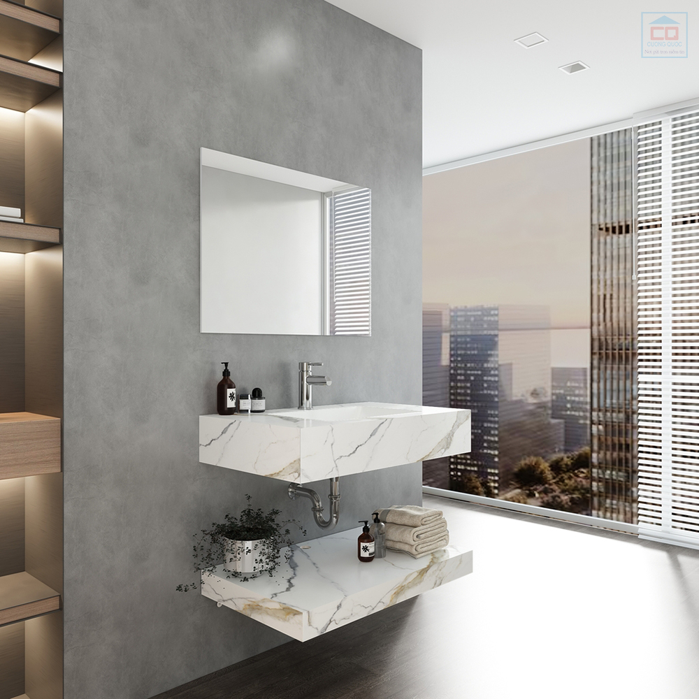 Lavabo 2 tầng Viglacera PHL-9S01P