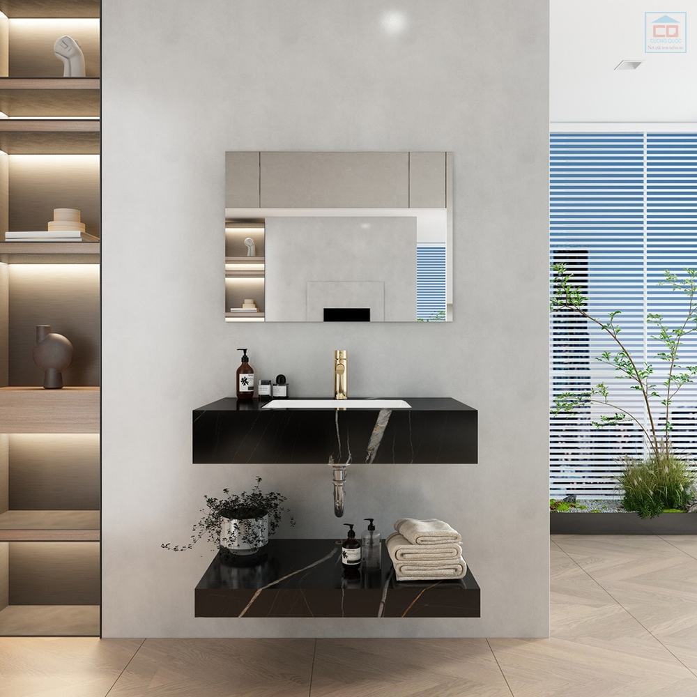 Chậu bàn đá 2 tầng Viglacera VI11-9GP01