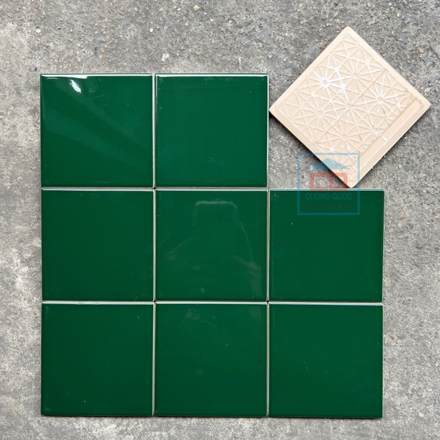Gạch thẻ vuông 10x10 cm M1112
