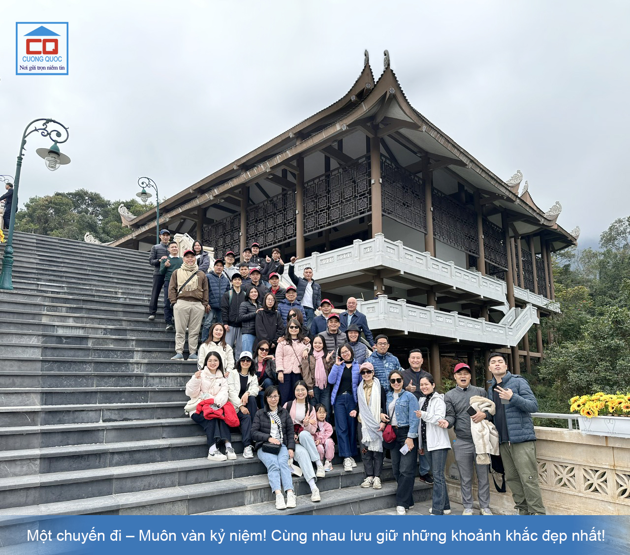 Checkin tại điểm cáp treo