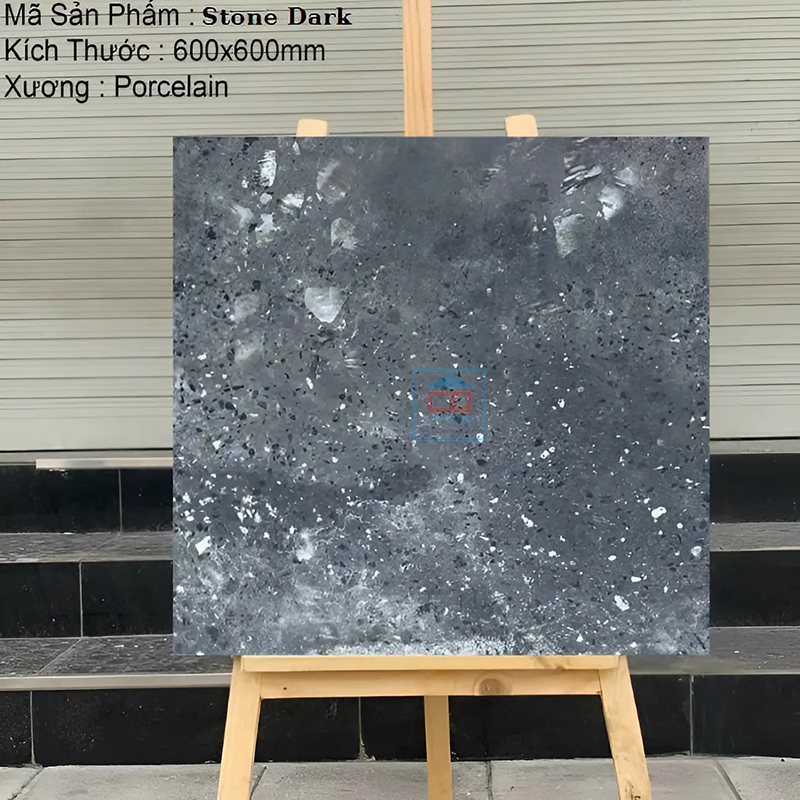 Gạch lát nền Terrazzo Stone Dark