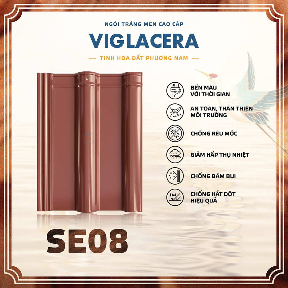 Ngói tráng men Viglacera SE08