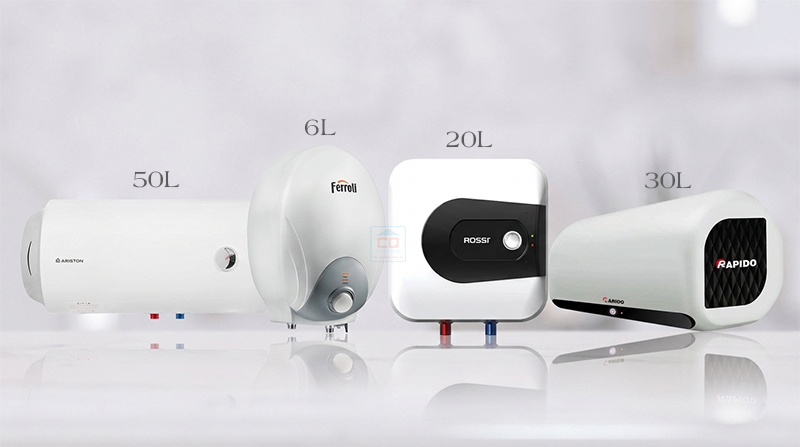 Dung tích bình nóng lạnh