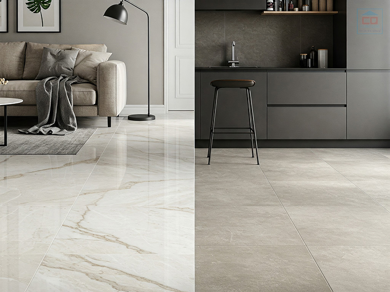 So sánh đá tự nhiên và gạch ốp lát