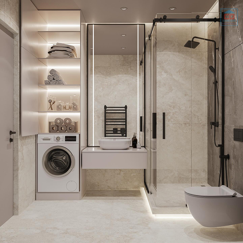 Thiết kế phòng tắm nhỏ