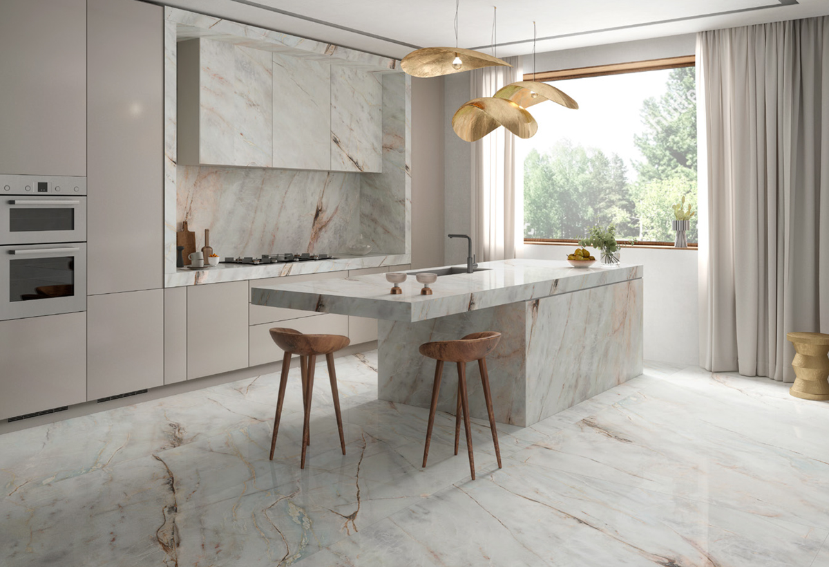 2 Mẫu đá nung kết cao cấp Vasta – Lựa chọn lý tưởng làm bàn đá lavabo và mặt bếp