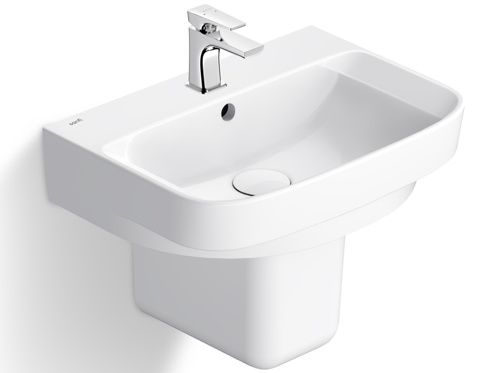 Chậu lavabo treo tường Sanfi S508