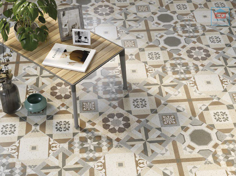 Biến hóa không gian sống với gạch bông men