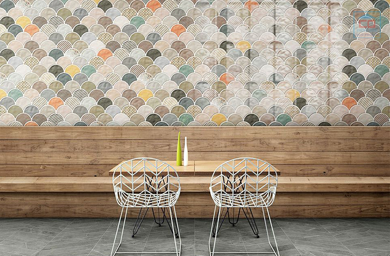 Những ý tưởng sáng tạo với gạch mosaic gốm sứ