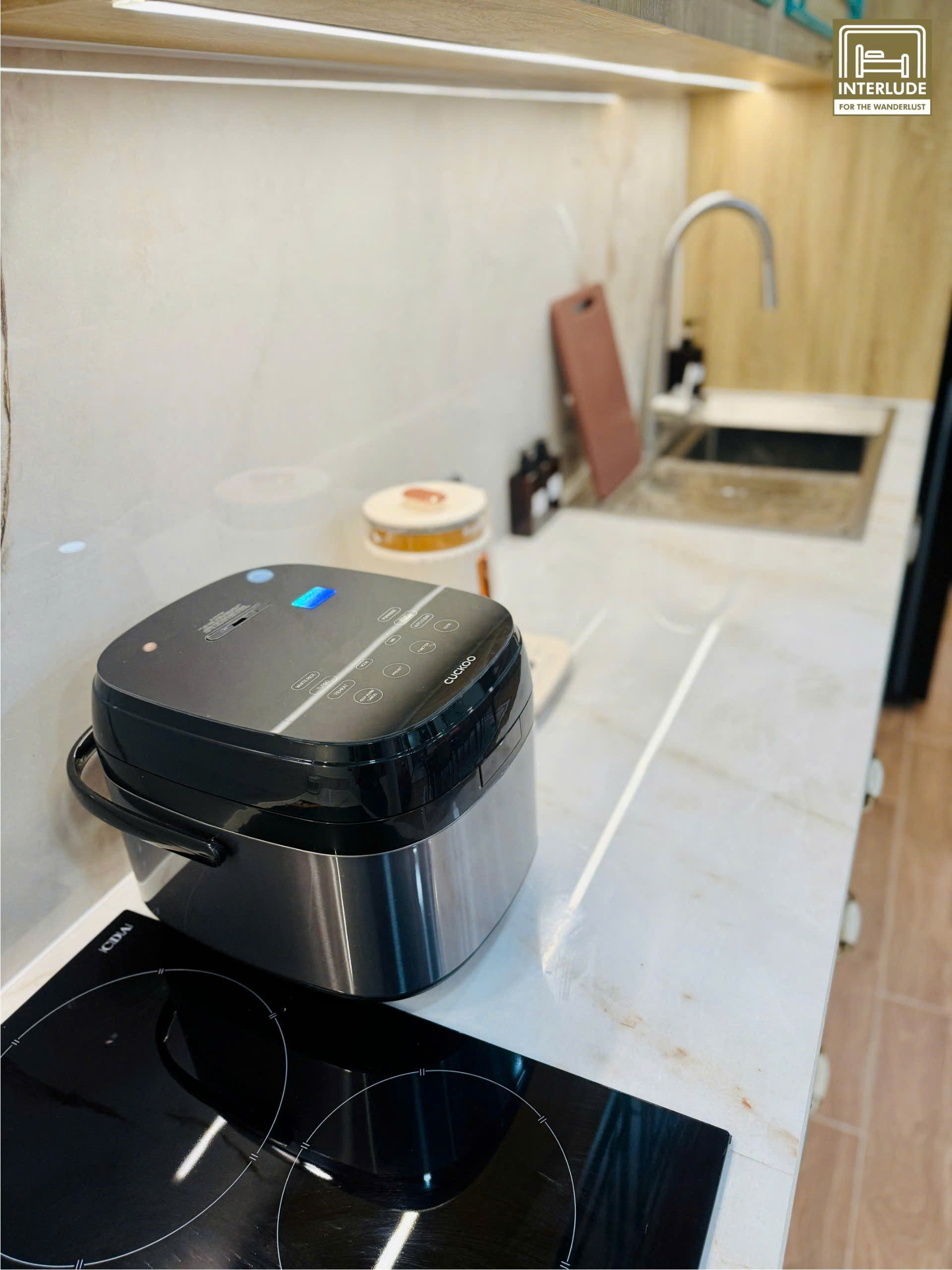 Hình ảnh thực tế công trình sử dụng đá nung kết Vasta Macchia Vecchia