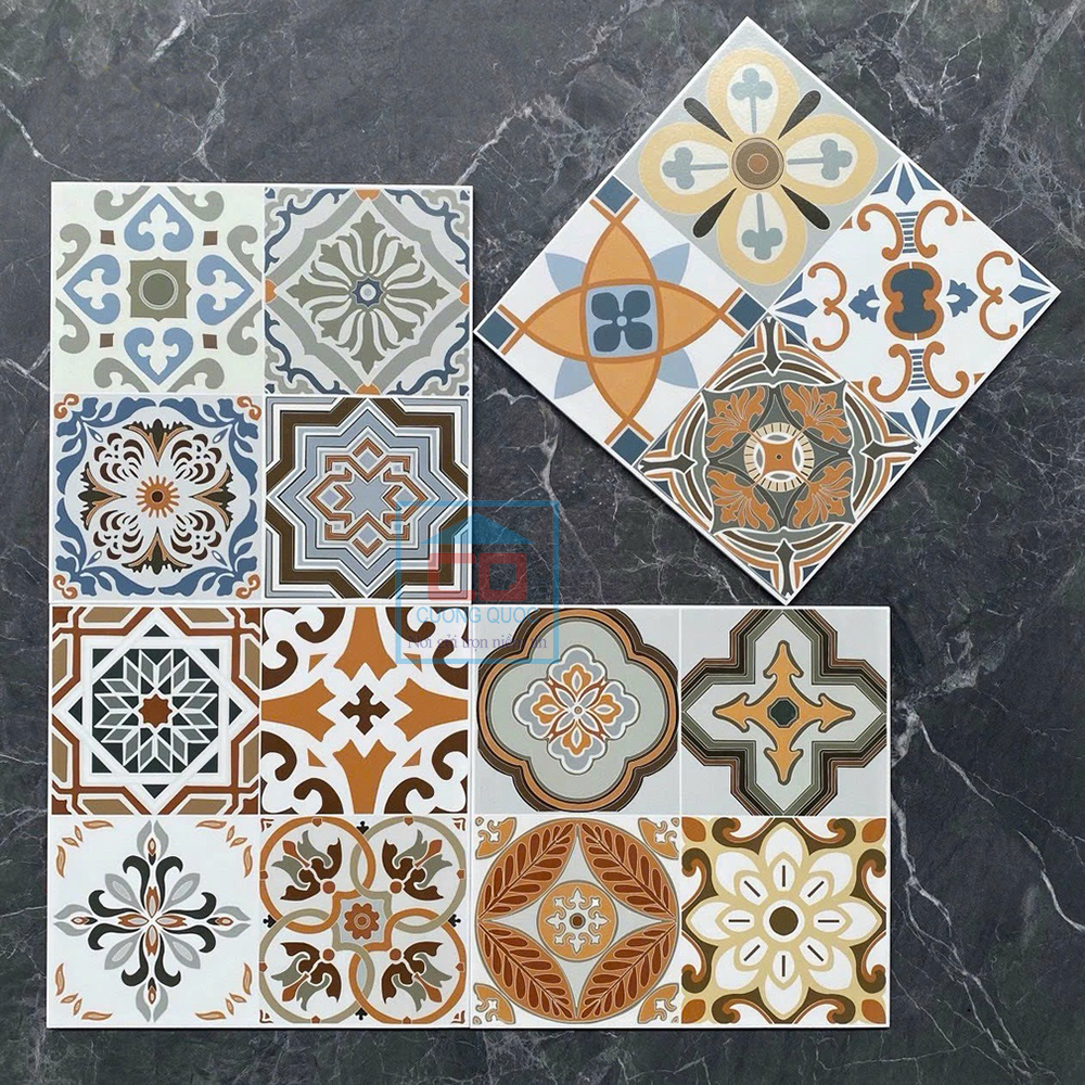 Gạch bông men mix F066