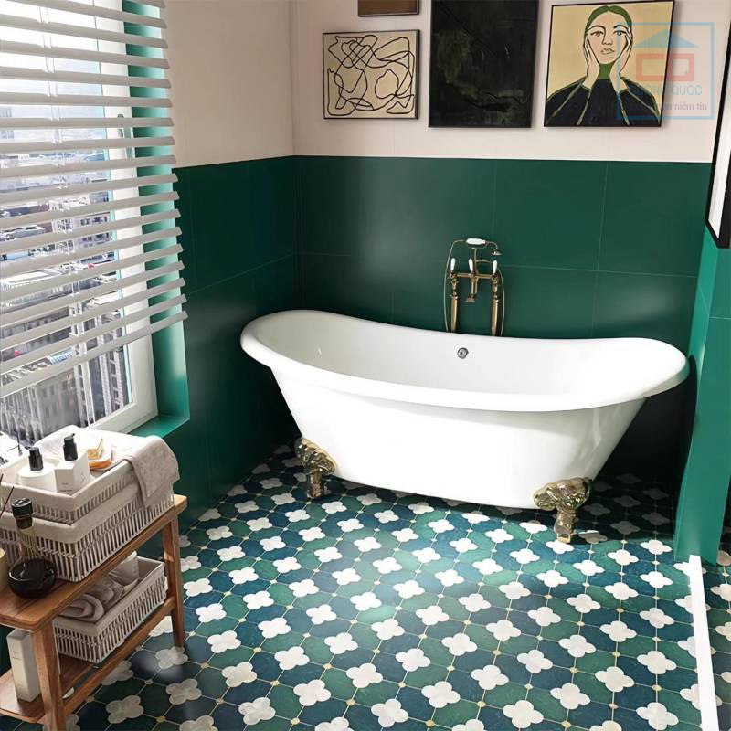 Phòng mẫu gạch bông men DSF30521