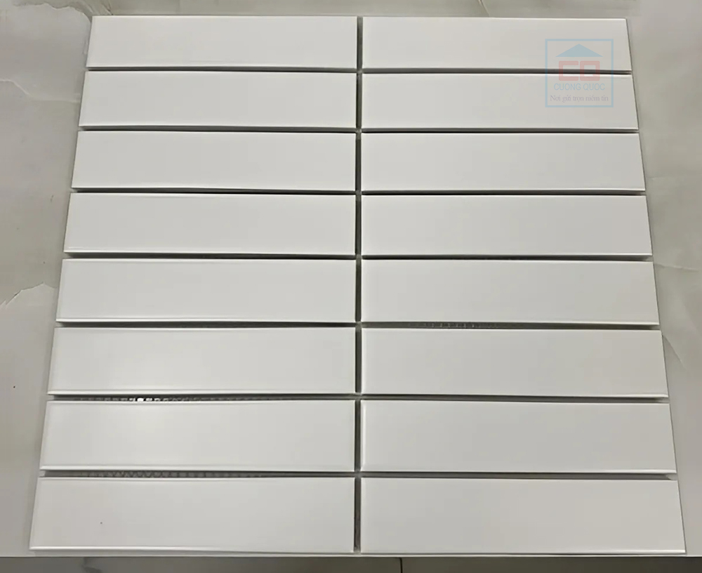 Gạch mosaic que trắng DS301