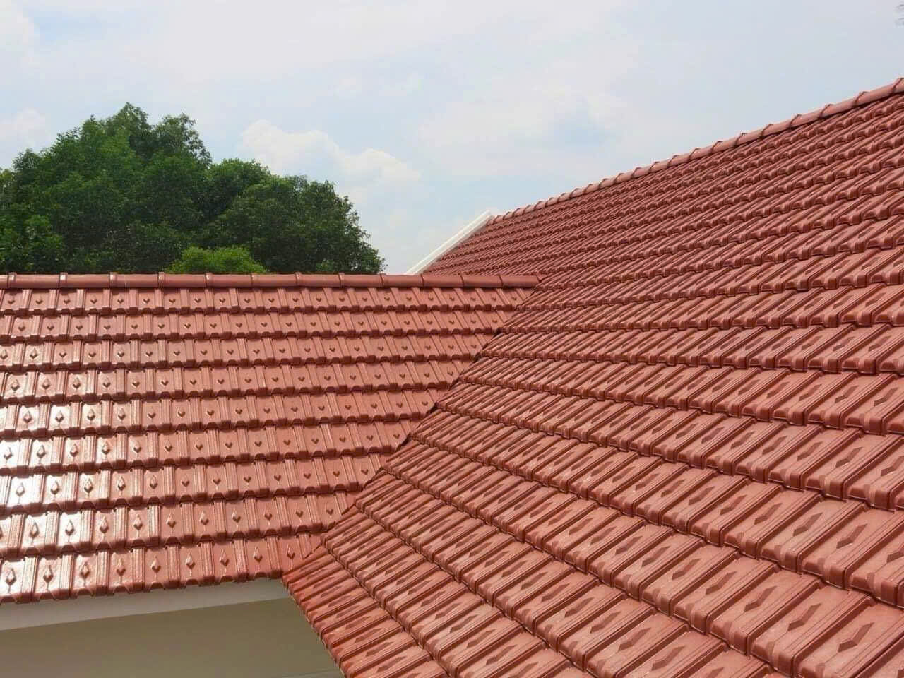 Ngói tráng men màu cam – Nổi bật và ấm áp