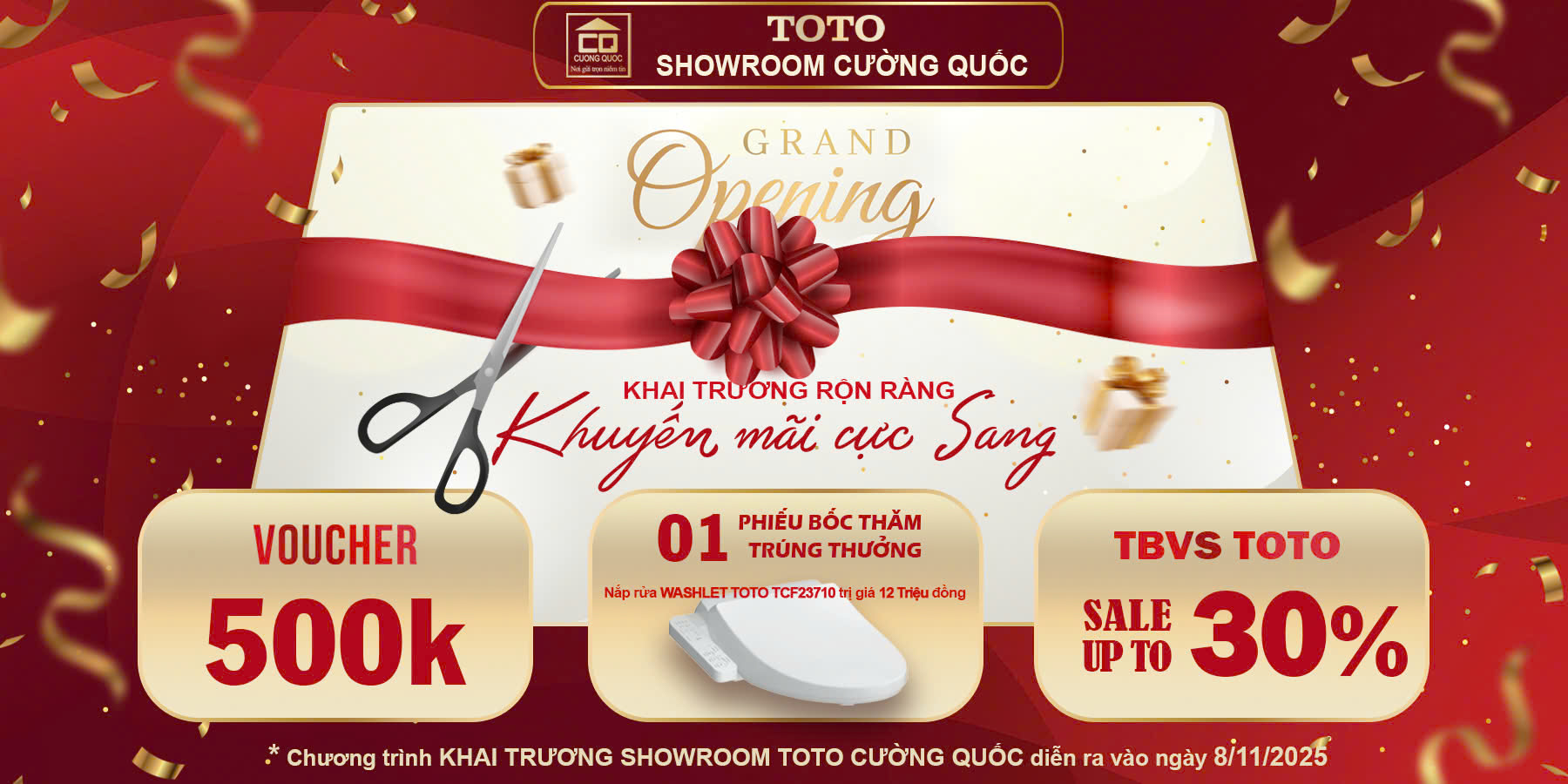Khai trương rộn ràng - Khuyến mãi cực sang