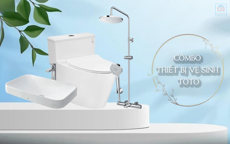 Combo thiết bị vệ sinh TOTO - Giải pháp cho phòng tắm hiện đại