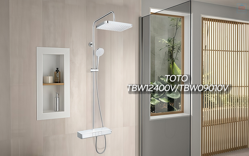 Review chi tiết sen cây nhiệt độ TOTO TBW12400V/TBW09010V