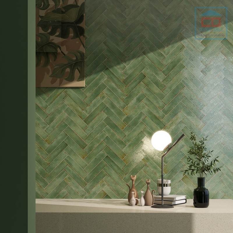 Phối cảnh gạch thẻ ốp tường 7536G06-SG