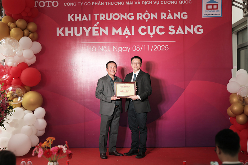 Khai trương showroom TOTO Cường Quốc