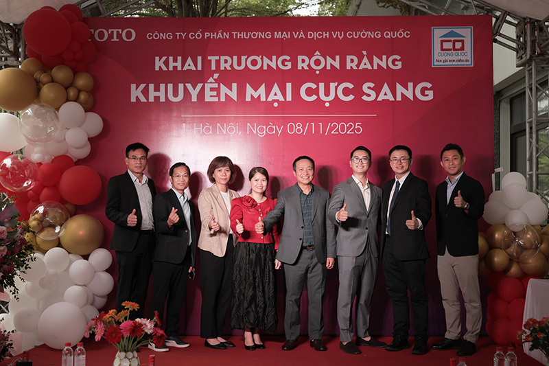 Khai trương showroom TOTO Cường Quốc