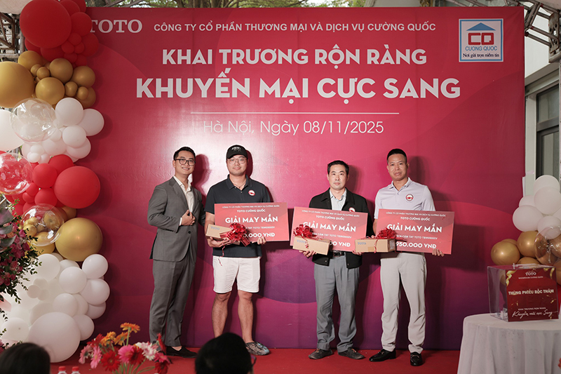 Khai trương showroom TOTO Cường Quốc